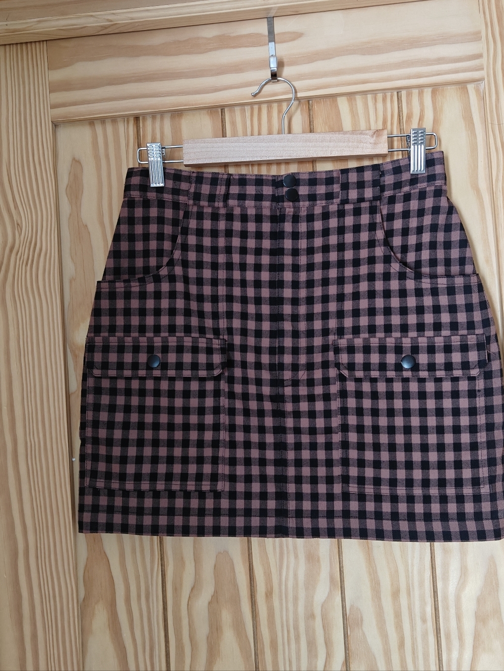 Urban Outfitters Checkered Mini Skirt